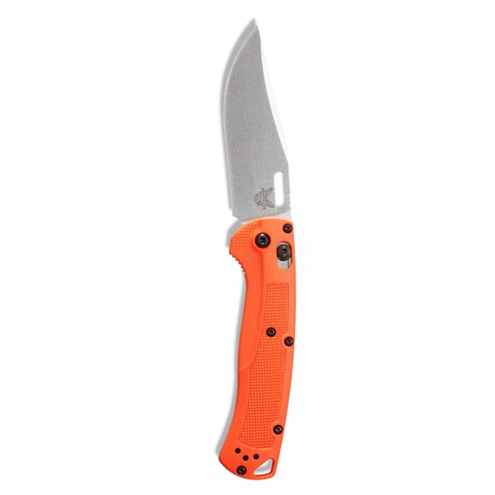Benchmade 15535 TAGGED OUT Folding Pocket Knife  CPM-154 SelectEdge® Orange Handles