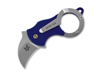 Fox Mini-Ka Blue Sandblasted Folding Pocket Knife