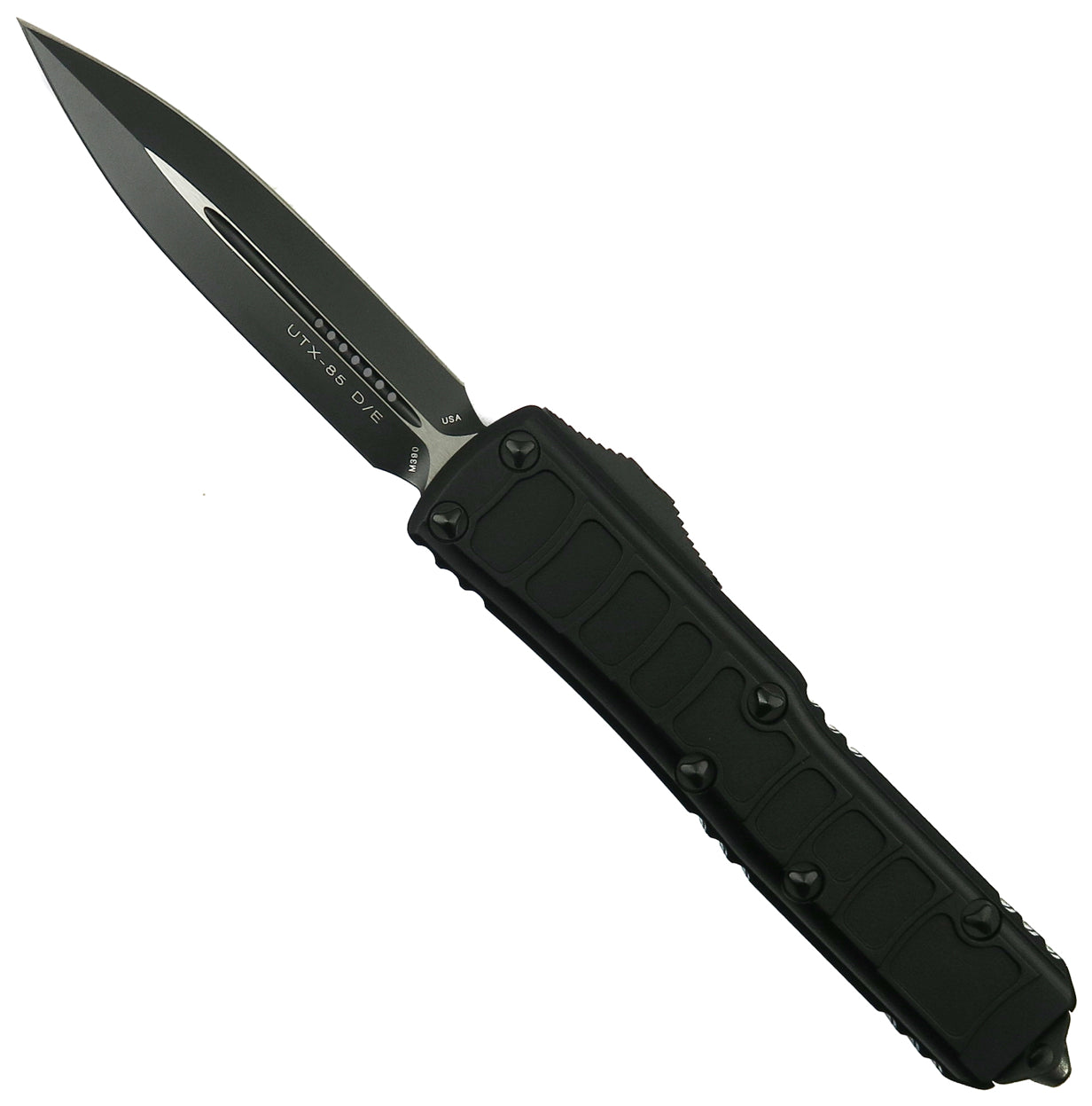 Microtech 232II-1TS UTX-85 II Signature Series Dagger OTF Automatic Black (3.1" Black)