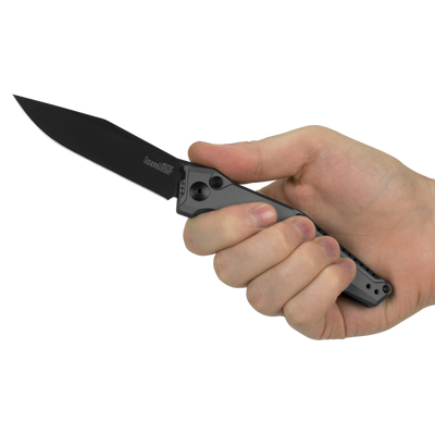 Kershaw Launch 7 - Automatic Folding Knife - (OTS) Out the Side - Model 7900GRYBLK