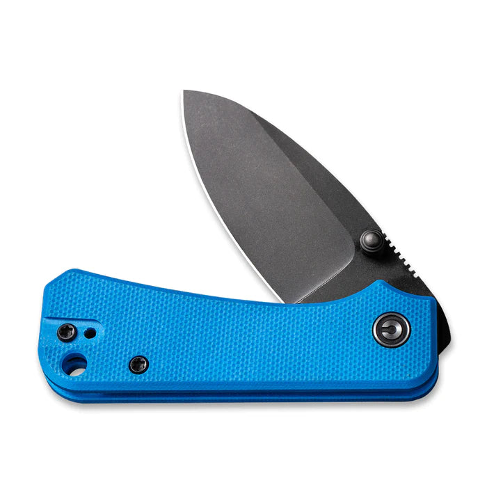 CIVIVI Baby Banter Thumb Stud Knife Blue G10 Handle (2.34" Nitro-V Blade) - C19068S-3