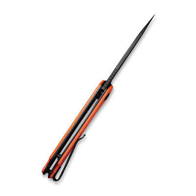 CIVIVI Elementum Flipper Knife Orange G10 Handle (2.96" D2 Blade) - C907Y