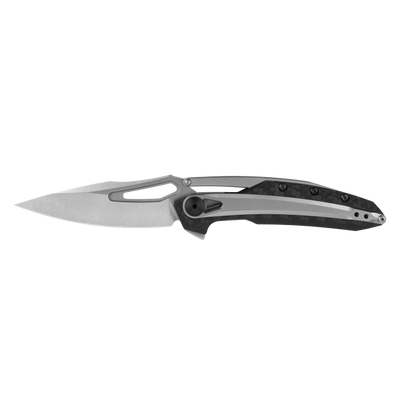 Zero Tolerance 0990 Frame Lock Folding Pocket Knife Carbon Fiber (3.25" Stonewash) ZT - Model 0990
