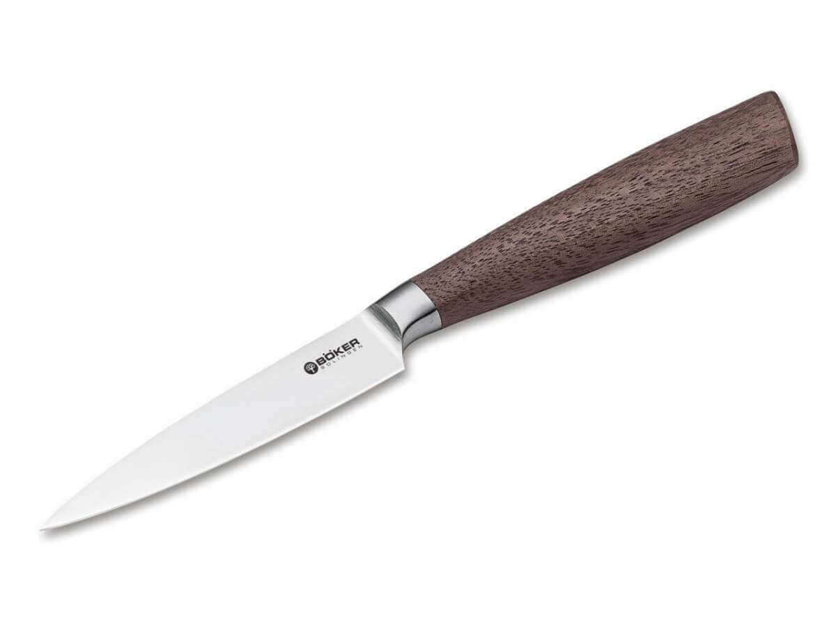 Boker Core 3.5" Vegetable Paring Kitchen Knife Walnut Wood