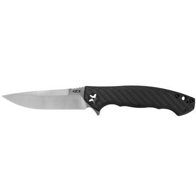 Zero Tolerance 0452CF Flipper Folding Knife Carbon Fiber (4.1" Satin) Sinkevich ZT - Model 0452CF