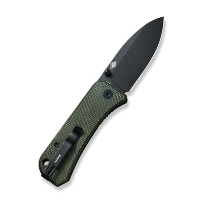 WE KNIVES Banter Thumb Stud Knife Green Micarta Handle (2.9" CPM S35VN) - 2004J