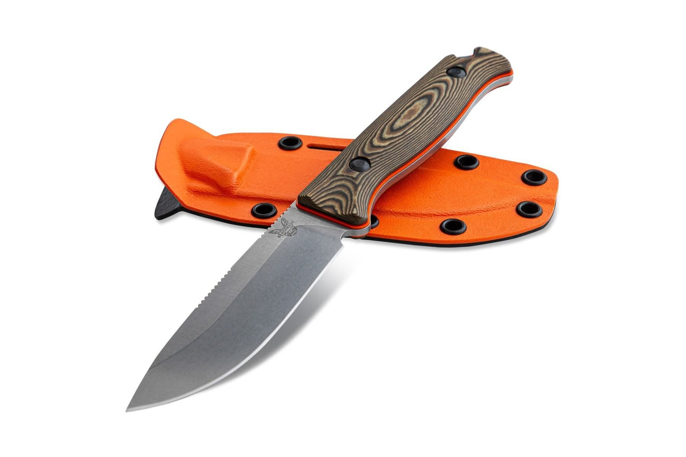 Benchmade 15002 - 1 Saddle Mountain Skinner Fixed Blade Knife - CPM - S90V Drop - Point Blade, Premium Hunting EDC Knife with Richlite Handle - timberknives.com
