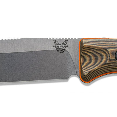 Benchmade 15002 - 1 Saddle Mountain Skinner Fixed Blade Knife - CPM - S90V Drop - Point Blade, Premium Hunting EDC Knife with Richlite Handle - timberknives.com