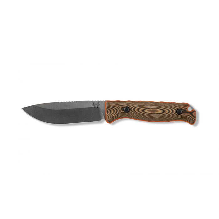 Benchmade 15002 - 1 Saddle Mountain Skinner Fixed Blade Knife - CPM - S90V Drop - Point Blade, Premium Hunting EDC Knife with Richlite Handle - timberknives.com
