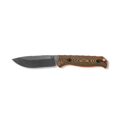 Benchmade 15002 - 1 Saddle Mountain Skinner Fixed Blade Knife - CPM - S90V Drop - Point Blade, Premium Hunting EDC Knife with Richlite Handle - timberknives.com