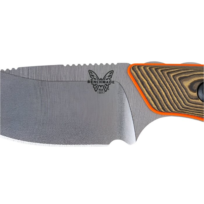 Benchmade 15017 - 1 Hidden Canyon Hunter Fixed Blade Knife - CPM - S90V Drop - Point Blade, Premium Hunting EDC Knife with Richlite Handle - timberknives.com