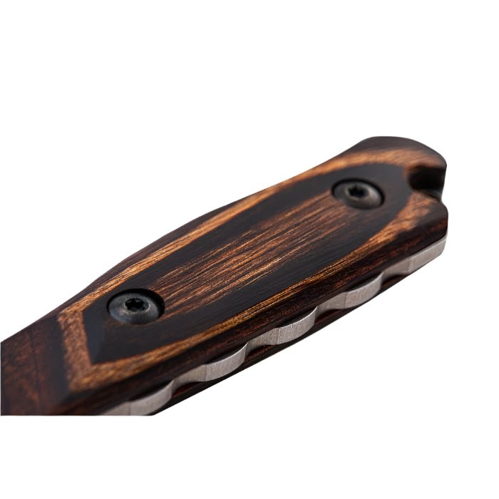 Benchmade 15017 Hidden Canyon Hunter Fixed Blade Knife - CPM - S30V Drop - Point Blade, Premium Hunting EDC Knife with Stabilized Wood Handle - timberknives.com