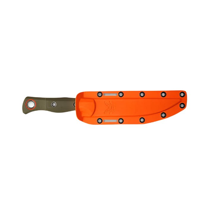 Benchmade 15500 - 3 Meatcrafter Fixed Blade Knife - CPM - S45VN Trailing Point Blade, Premium Hybrid Hunting and Kitchen Knife with OD Green G10 Handle - timberknives.com