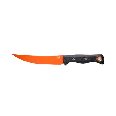 Benchmade 15500OR - 2 Meatcrafter Fixed Blade Knife - CPM - S45VN Trailing Point Blade, Premium Hybrid Hunting and Kitchen Knife with Carbon Fiber Handle - timberknives.com