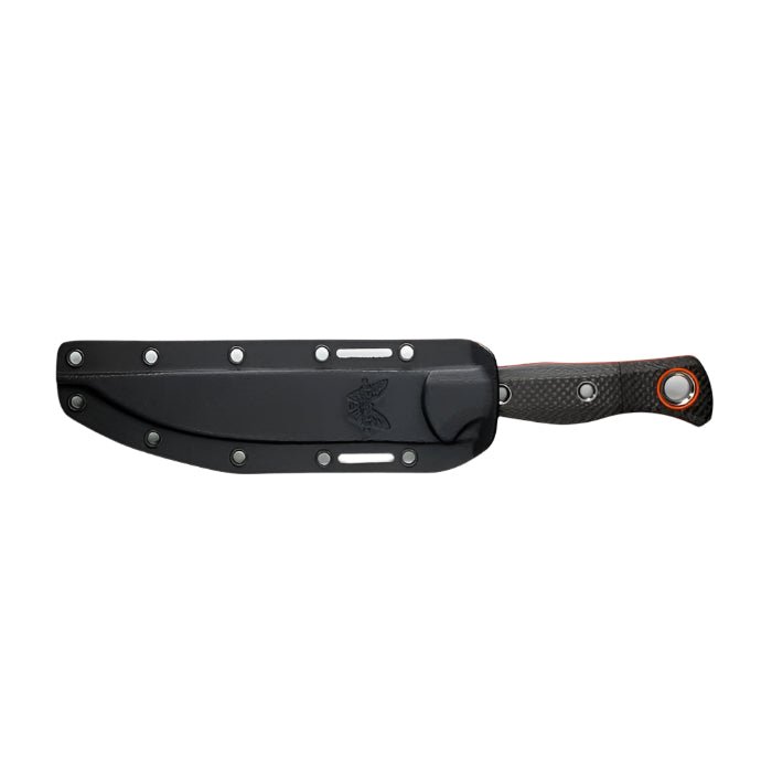 Benchmade 15500OR - 2 Meatcrafter Fixed Blade Knife - CPM - S45VN Trailing Point Blade, Premium Hybrid Hunting and Kitchen Knife with Carbon Fiber Handle - timberknives.com