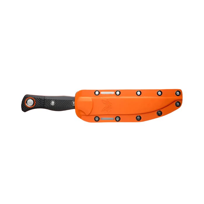 Benchmade 15500OR - 2 Meatcrafter Fixed Blade Knife - CPM - S45VN Trailing Point Blade, Premium Hybrid Hunting and Kitchen Knife with Carbon Fiber Handle - timberknives.com