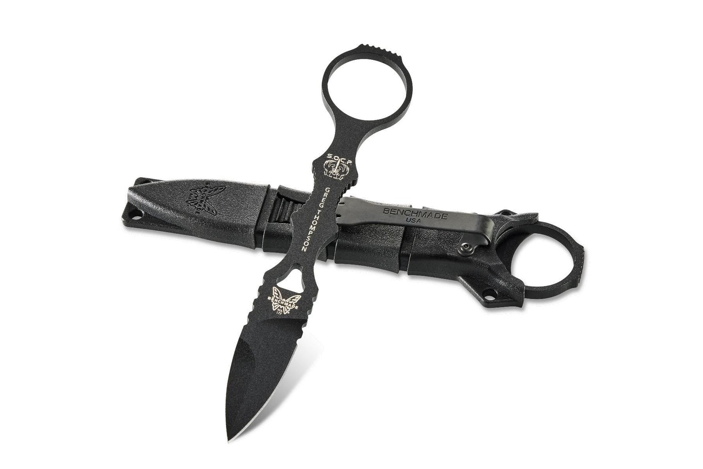 Benchmade 177BK Mini SOCP Fixed Blade Knife - timberknives.com