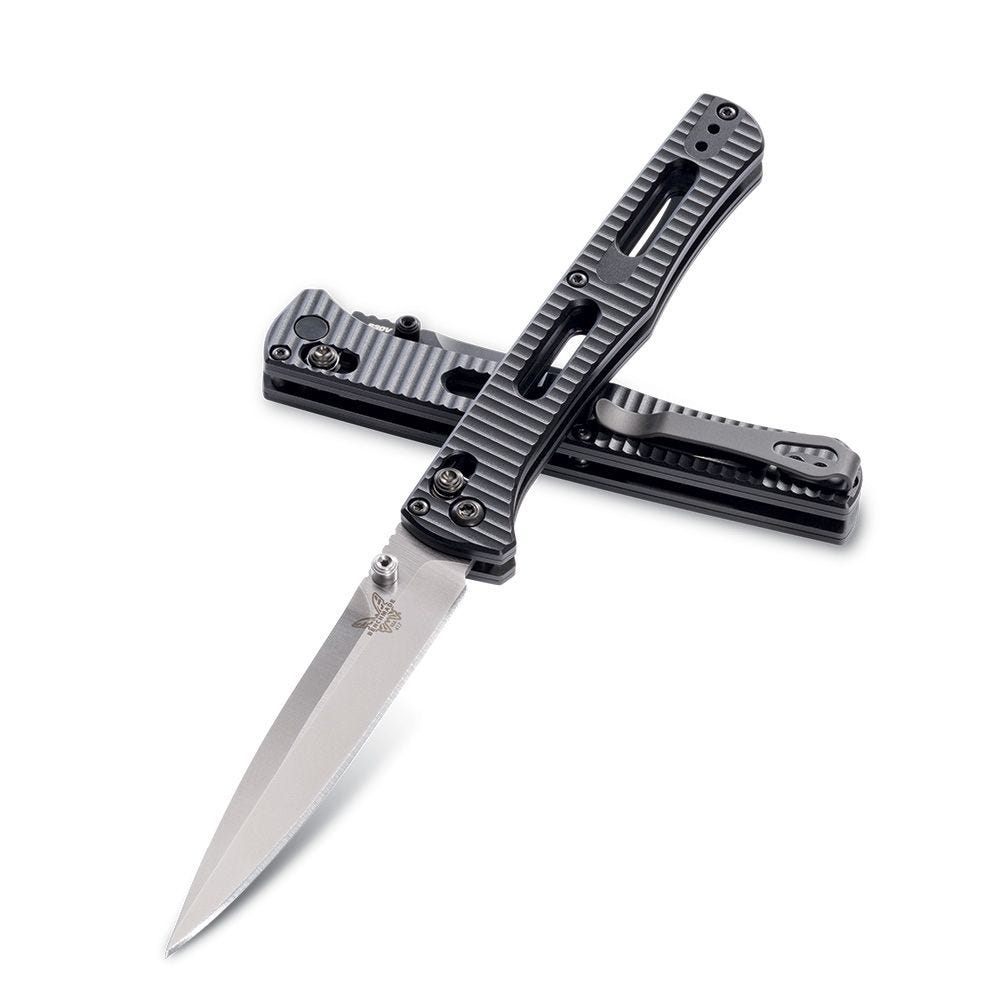 Benchmade 417 Fact Folding Knife Black - timberknives.com