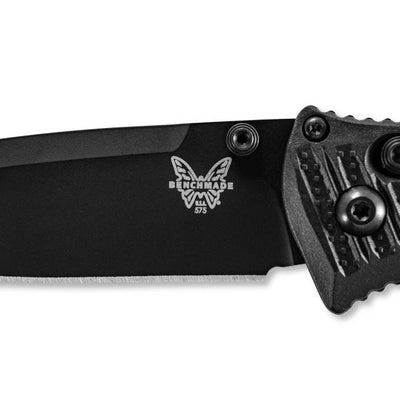 Benchmade 575BK - 1 Mini Presidio II Folding Pocket Knife Black CF - Elite - timberknives.com