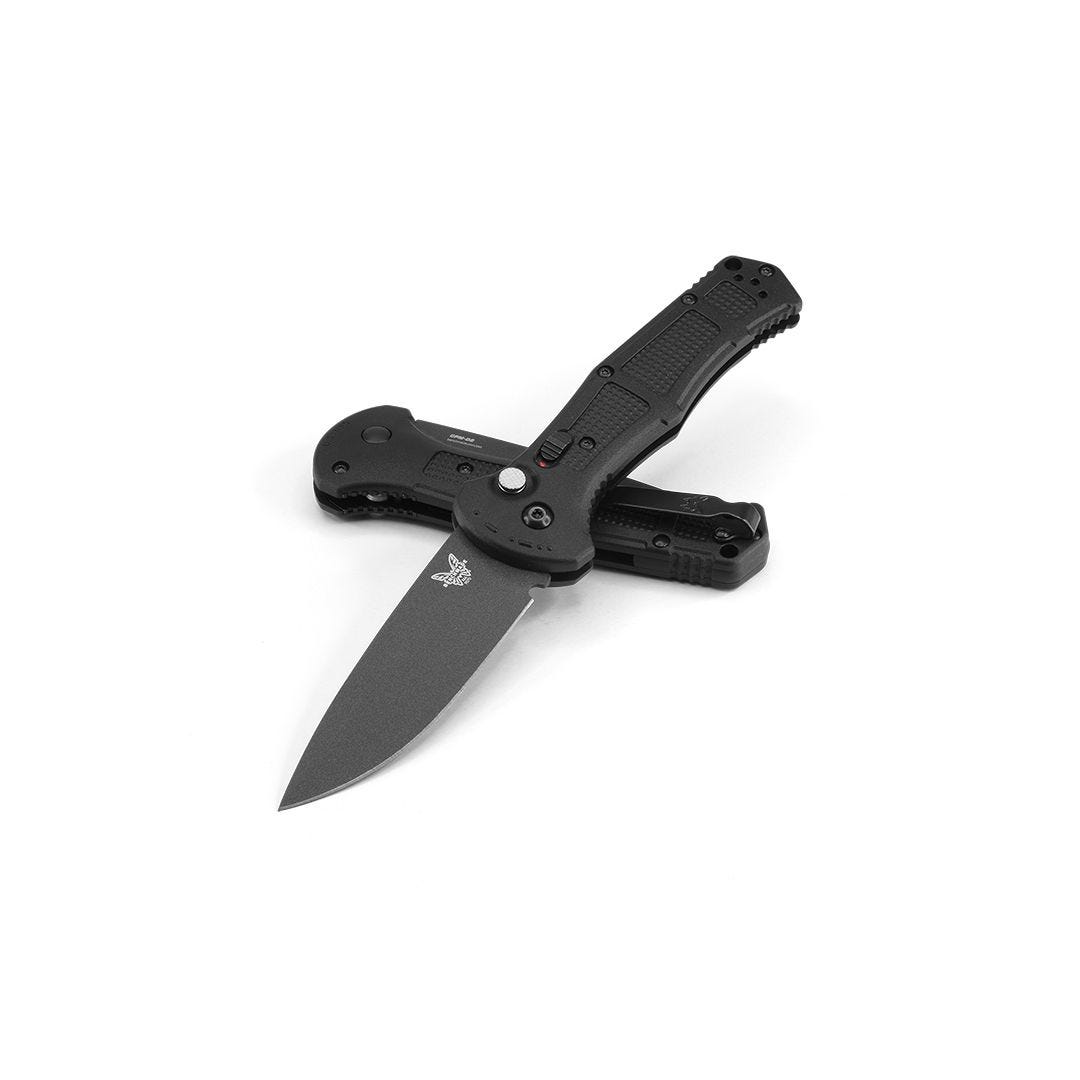 Benchmade 9070BK Claymore Automatic Folding Pocket Knife Black - timberknives.com