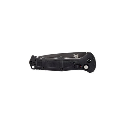 Benchmade 9070SBK Claymore Automatic Knife - CPM - D2 Drop - Point Blade, Push - Button Opening, Premium Tactical EDC Pocket Knife with Black Grivory Handle - timberknives.com