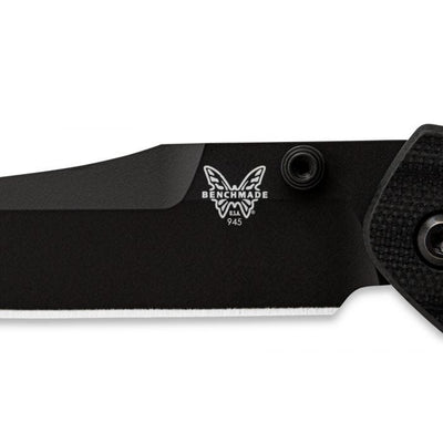 Benchmade Mini Osborne 945BK - 1 Folding Pocket Knife Black - timberknives.com