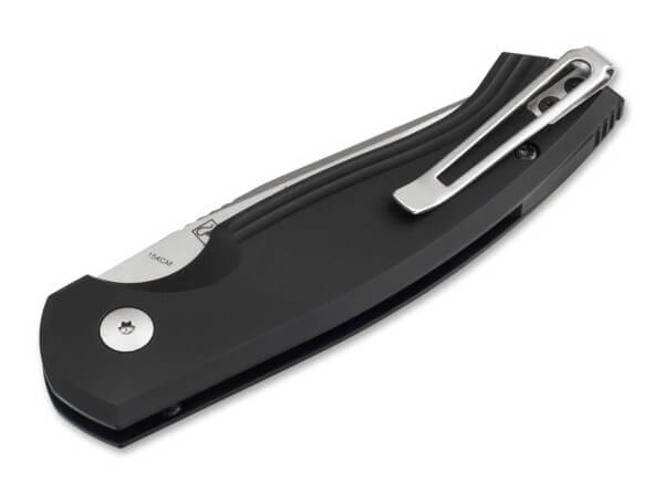 Boker Plus Karakurt Automatic Black Aluminum Folding Knife (3.1" 154CM Black) 01BO365