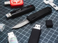 Boker Plus USB OTF Automatic Knife Black