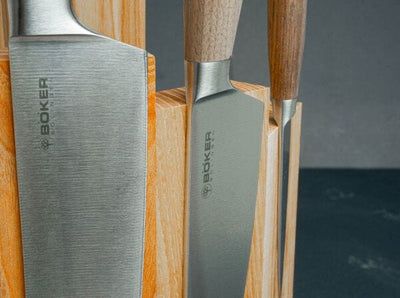 Boker Circle Knife Holder Magnet Block Olive - Item 030401 - timberknives.com
