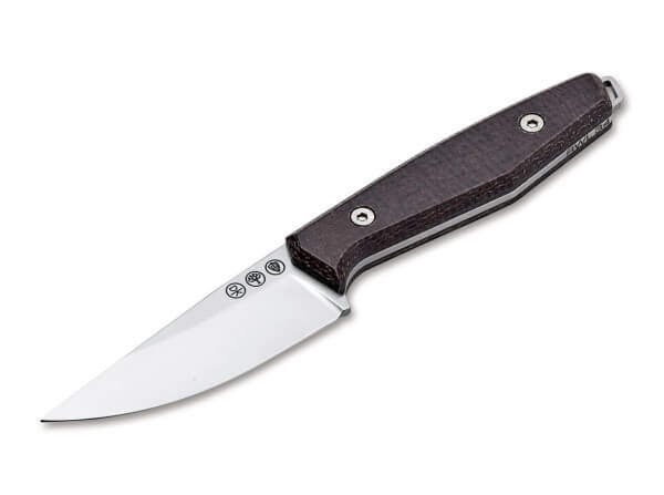 Boker Daily Fixed Blade Knives AK1 Droppoint Grenadill (2.99") 122502 - timberknives.com