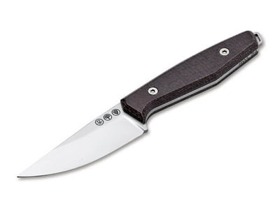 Boker Daily Fixed Blade Knives AK1 Droppoint Grenadill (2.99") 122502 - timberknives.com