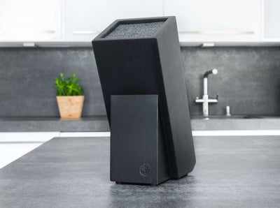 Boker Knife Block Gusto Wood Black - 03BO084 - timberknives.com