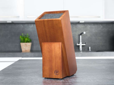 Boker Knife Block Gusto Wood Brown - 03BO083 - timberknives.com