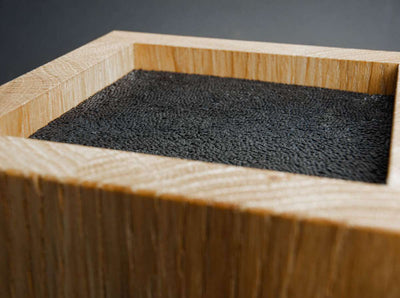 Boker Knife Block Square Oak Magnetic Knife Holder - 030419 - timberknives.com