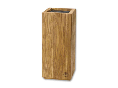 Boker Knife Block Square Oak Magnetic Knife Holder - 030419 - timberknives.com