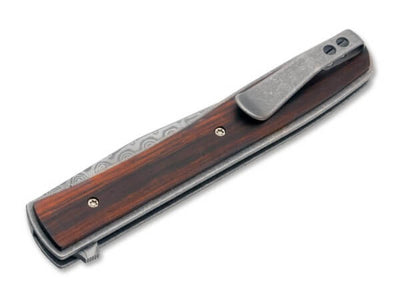 Boker Plus Brad Zinker Urban Trapper Knife Cocobolo (3.5" Damascus) 01BO176DAM - timberknives.com