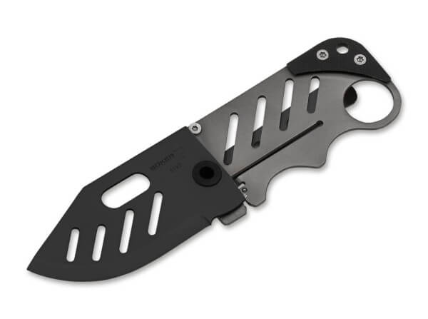 Boker Plus Kubasek Credit Card Frame Lock Folding Knife (2.25" Black) 01BO011C - timberknives.com