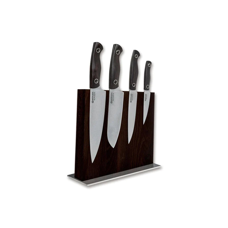 Boker Saga Grenadill 5pc Knife And Block Set - 130369SET