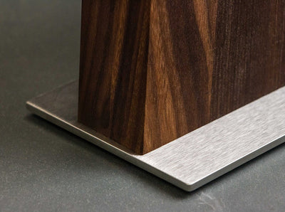 Boker Style Walnut Magnet Knife Block - timberknives.com