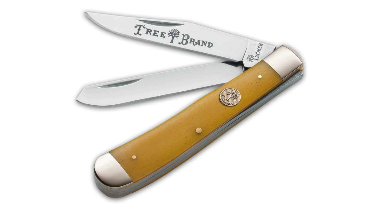 Boker Traditional Series Trapper Yellow Bone - timberknives.com
