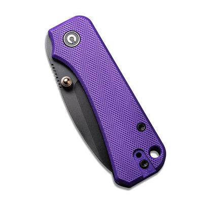 CIVIVI Baby Banter Purple Thumb Stud Knife G10 Handle (2.34" Nitro - V Blade) C19068S - 4 - timberknives.com