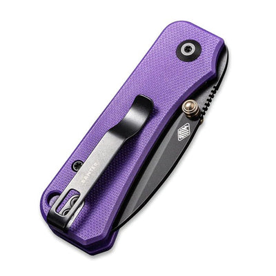 CIVIVI Baby Banter Purple Thumb Stud Knife G10 Handle (2.34" Nitro - V Blade) C19068S - 4 - timberknives.com