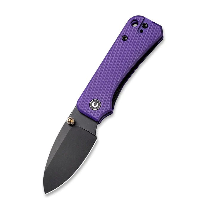 CIVIVI Baby Banter Purple Thumb Stud Knife G10 Handle (2.34" Nitro - V Blade) C19068S - 4 - timberknives.com