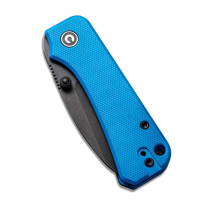 CIVIVI Baby Banter Thumb Stud Knife Blue G10 Handle (2.34" Nitro - V Blade) - C19068S - 3 - timberknives.com