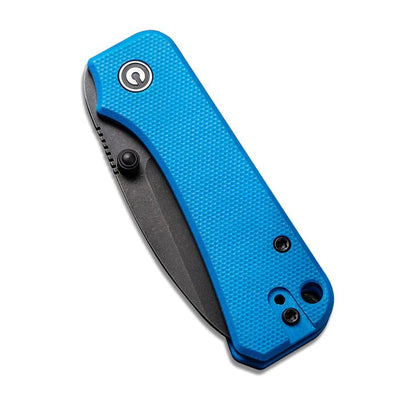 CIVIVI Baby Banter Thumb Stud Knife Blue G10 Handle (2.34" Nitro - V Blade) - C19068S - 3 - timberknives.com