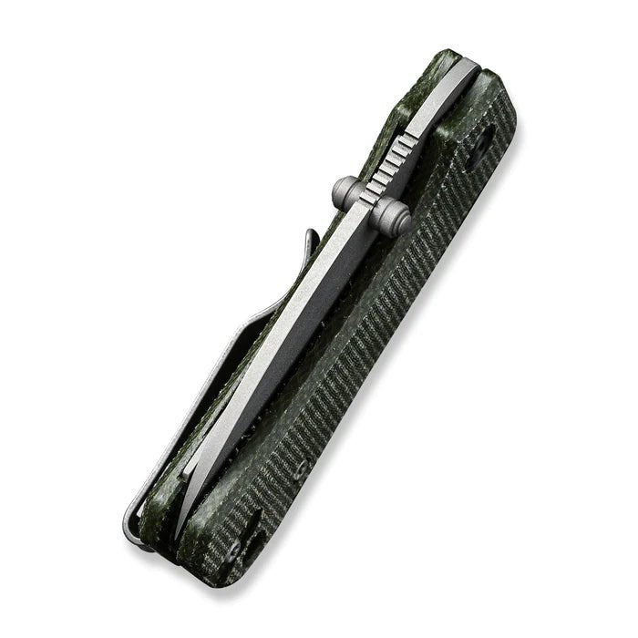 CIVIVI Baby Banter Thumb Stud Knife Micarta Handle (2.34" Nitro - V Blade) - C19068SB - 1 - timberknives.com