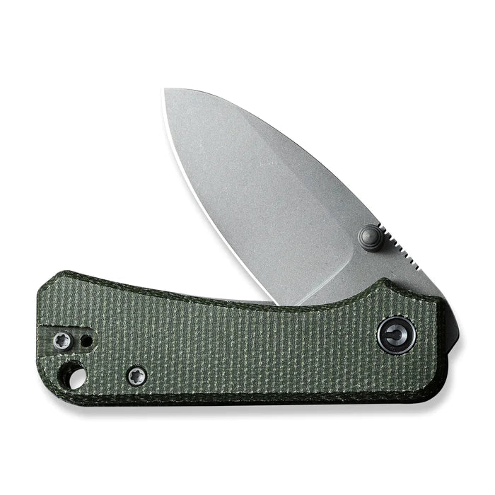 CIVIVI Baby Banter Thumb Stud Knife Micarta Handle (2.34" Nitro - V Blade) - C19068SB - 1 - timberknives.com
