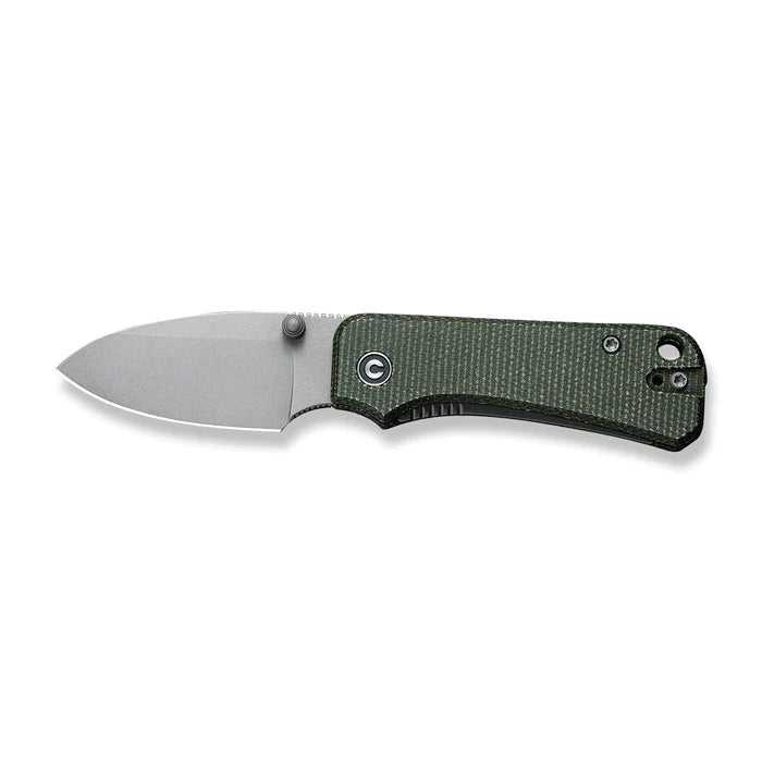 CIVIVI Baby Banter Thumb Stud Knife Micarta Handle (2.34" Nitro - V Blade) - C19068SB - 1 - timberknives.com