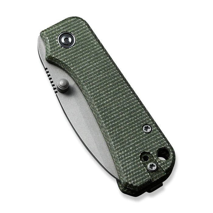 CIVIVI Baby Banter Thumb Stud Knife Micarta Handle (2.34" Nitro - V Blade) - C19068SB - 1 - timberknives.com