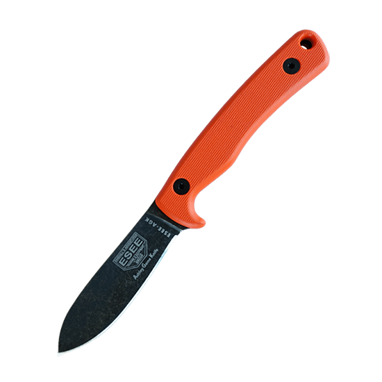 ESEE - AGK Ashley Game Knife, 3.5" 1095 High Carbon Steel, Orange G - 10 Handle - timberknives.com